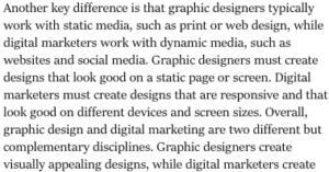 Graphic design vs digital marketing