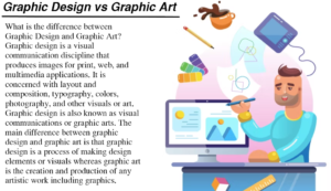 Graphic Design VS  Graphic Art